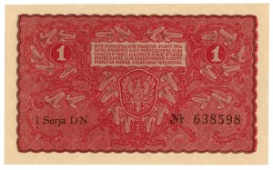 1 polská značka 1919 - 1. série DN