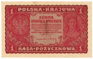 1 polnische Marke 1919 - 1. Serie FL