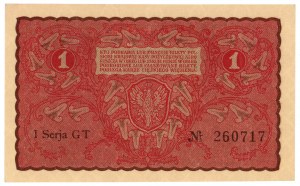 1 Poľská značka 1919 - 1. séria GT