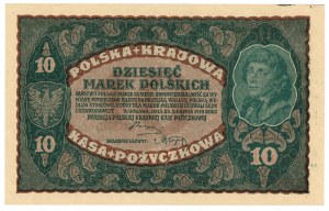 10 polnische Marken 1919 - II Serie CZ