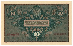 10 poľských značiek 1919 - II. séria CZ