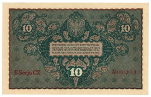 10 poľských značiek 1919 - II. séria CZ