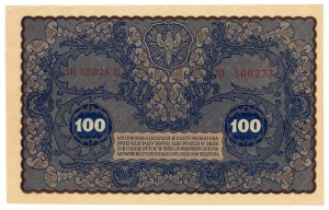 100 Polish marks 1919 - IH Series G