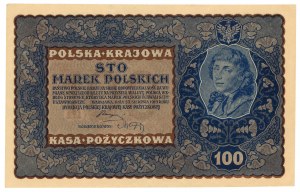 100 polnische Mark 1919 - IH Serie G