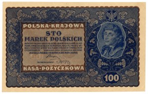 100 Polish marks 1919 - IH Series G