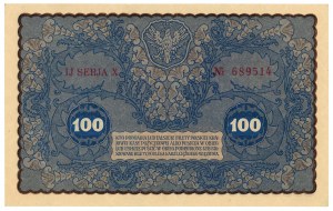 100 marks polonais 1919 - IJ Série X