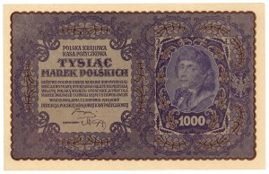 1 000 marks polonais 1919 - 1ère série W