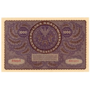 1.000 marek polskich 1919 - II Serja K