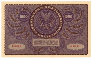 1.000 marchi polacchi 1919 - II Serie K
