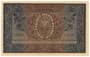 5,000 Polish marks 1920 - III Series H