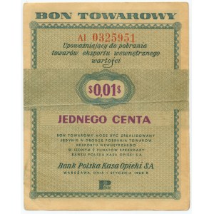 PEWEX - 1 cent 1960 - seria BI