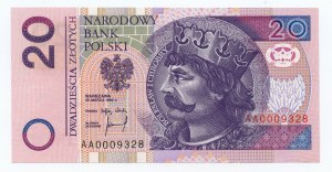 20 Zloty 1994 - Serie AA 0009328