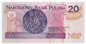 20 zlotých 1994 - série AA 0009328