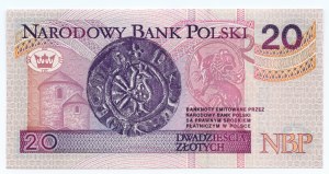 20 zloty 1994 - series ZA 0129884