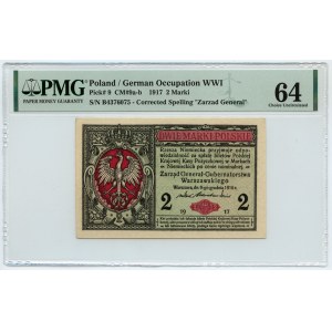2 marki polskie 1916 - Generał - PMG 64