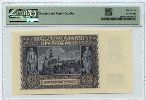 20 zloty 1940 - Serie A - PMG 67 EPQ