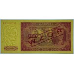 100 złotych 1948 - seria KR - WZÓR - PMG 67 EPQ