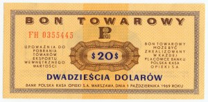 PEWEX - 20 dolarów 1969 - seria FH