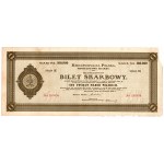 Bilet Skarbowy 10.01.1922 - Serja III, 100.000 MP, No A 255550