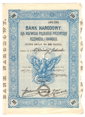 Národná banka pre rozvoj poľských remesiel a obchodu - 500mkp