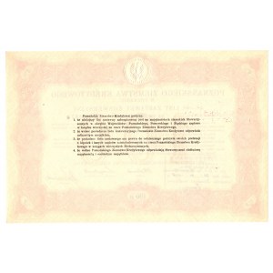 Poznańskie Ziemstwo Kredytowe, 4% conversion mortgage bond, 100 zloty 01.07.1925