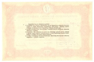 Poznańskie Ziemstwo Kredytowe, 4 % konverzní hypoteční zástavní list, 100 zlotých 01.07.1925