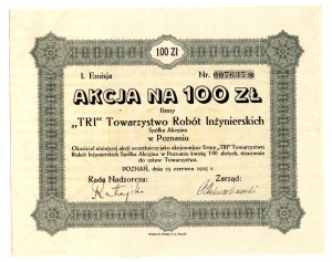 TRI a Poznań, 23.06.1925 - 100 zloty