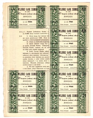 Banque foncière de Vilnius, 1937, Em. 1 - 150 zlotys