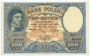 100 Zloty 1919 - S.A. Serie. 4271915