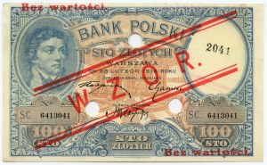 100 zlotých 1919 - série S.C. 6413041 - Model 2041