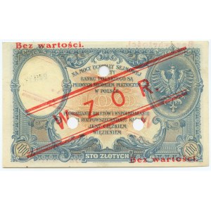 100 złotych 1919 - seria S.C. 6413041 - Wzór 2041