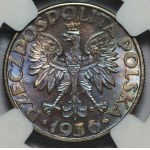 2 złote 1936 - Żaglowiec - NGC UNC Details OBV Cleaned