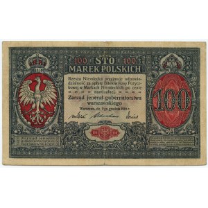 100 marks 1916 - general - series A.174909
