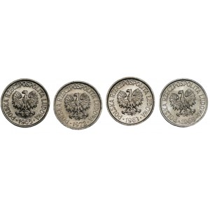 5 penny 1963, 1965, 1986 e 1972 Set di 4 monete