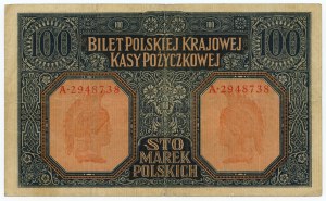 100 marek 1916 - Generał - seria A.2948738