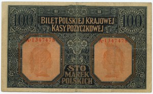 100 marek 1916 - jenerał - seria A.1347478