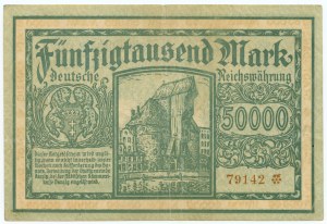 Gdaňsk - 50 000 marek 1923