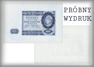 ÉCHANTILLON du faux 500 zloty 