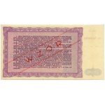 Bilet Skarbowy Ministerstwa Skarbu RP, emisja III- 03.01.1947, 100.000 zł WZÓR