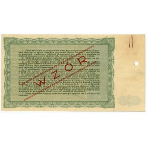 Pokladničný lístok Ministerstva financií Poľskej republiky, emisia II- 25.03.1946, 1.000 zlotých VZOR