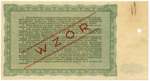 Treasury Ticket of the Ministry of Treasury of the Republic of Poland, Issue II- 25.03.1946, 1,000 zlotys MODEL