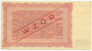 Billet du Trésor du ministère du Trésor de la République de Pologne, Édition II - 25.03.1946, 5.000 PLN MODÈLE