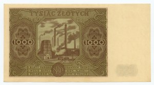 1000 zlotých 1947 - Série G