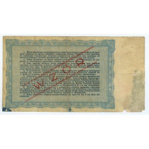 Pokladničný lístok Ministerstva financií Poľskej republiky, emisia I- 14.11.1945, 10.000 zlotých VZOR
