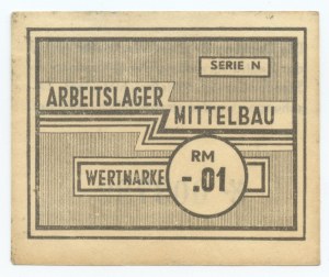 Mittelbau - 0,01 Marke - Serie N *003732