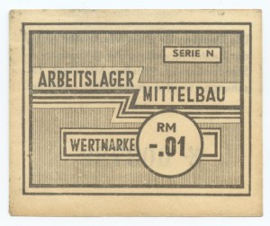 Mittelbau - 0,01 RM - Serie N *003732