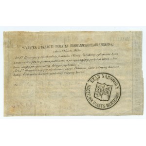 Januárové povstanie, odporúčanie národnej vlády na 20 zlotých, 23.05.1863 zo zbierky LUCOW