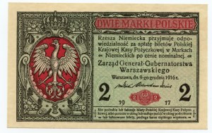 2 poľské značky 1916 - Všeobecné - Séria B 5017495