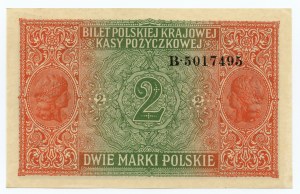 2 marchi polacchi 1916 - Generale - Serie B 5017495