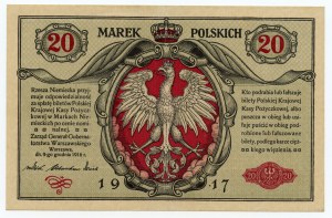 20 Polish marks 1916 - General - Series A 5328368